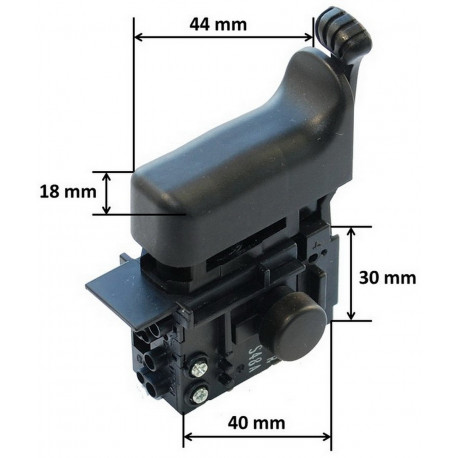 кнопка перфоратора Makita HR2020 оригінал 650508-0