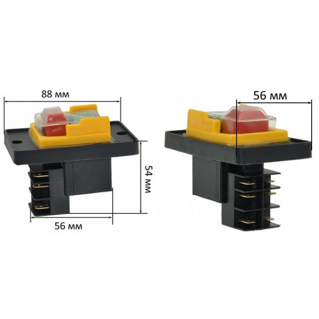 Кнопка дискової пилки Makita MLT 100 оригінал JM27000443