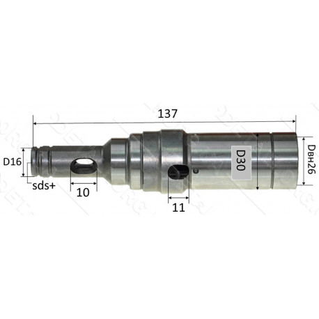 Ствол перфоратор Makita HR2610 L-137 аналог 140264-5