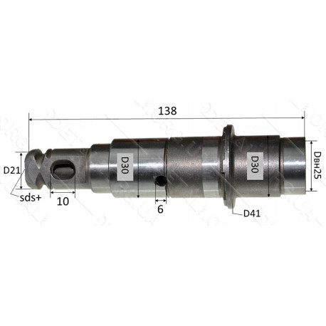 Ствол перфоратора Makita 2450 голий аналог 153365-0