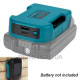 Адаптер переходник USB 18V Makita Type-C 18W