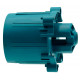 Корпус двигателя отбойного молотка Makita HM1214C оригинал 451117-6