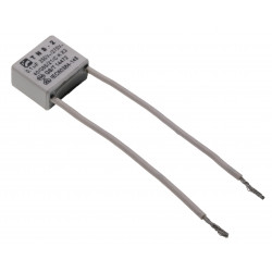 Конденсатор 0,1 мФ 250V~275V Makita прямоугольный 14х17 провод оригинал 970109850