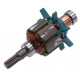 Якорь гайковерта аккумуляторного Makita BTD123F/6980FD (81*28мм/7 зубов прямо) оригинал 619084-3