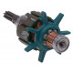 Якорь гайковерта аккумуляторного Makita BTD123F/6980FD (81*28мм/7 зубов прямо) оригинал 619084-3