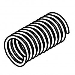 Пружина  стиснення 22 EB5300 Makita (Макита) оригинал 232328-0