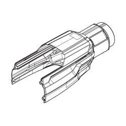 Накладка корпусу стволу Makita оригінал 140Y01-7