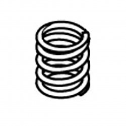 Пружина  стиснення 12 EB5300 Makita (Макита) оригинал 232315-9