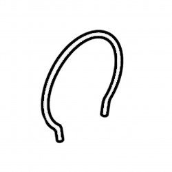 Пружинне кільце 29 Makita (Макита) оригінал 233932-8