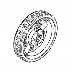 Колесо приводу 230 DLM481/DLM539 Makita оригінал 141F63-4