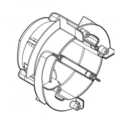 Кожух двигателя R Makita оригинал 141E55-7