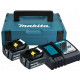 Набор аккумуляторов LXT (BL1860Bx2, DC18RC, Makpac) Makita (Макита) оригинал 198116-4