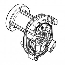 Корпус внутрішній редуктора HR007G Makita оригінал 141F42-2