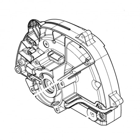 Корпус редуктора CS002G Makita оригінал 141H36-9