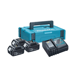 Набор аккумуляторов LXT (BL1840x3, DC18RC, Makpac1) Makita (Макита) оригинал 197495-7