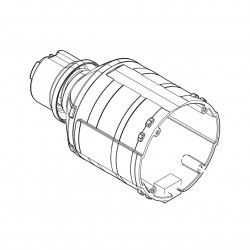 Корпус двигуна AS001G Makita оригінал 141K56-1