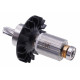 Якорь безщеточный кустореза Makita DUN500W/DUN600L в сборе (20*72,5 5-зубов право) оригинал 519598-1