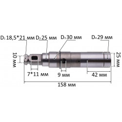 Ствол перфоратор Makita HR2811Fоригінал 123191-1