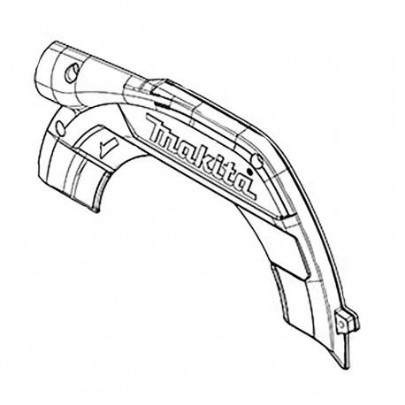Верхний защитный кожух Makita оригинал 319860-2