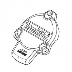 Верхний кожух DUR364 Makita (Макита) оригинал 455626-7