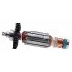 Якорь перфоратора Makita M8701 (150*31,5 втулка 8*12 5-зубов право) оригинал 513944-0