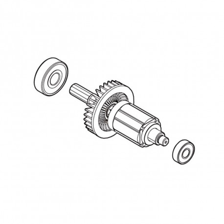 Якорь дрели Makita DA001G оригинал 519689-8