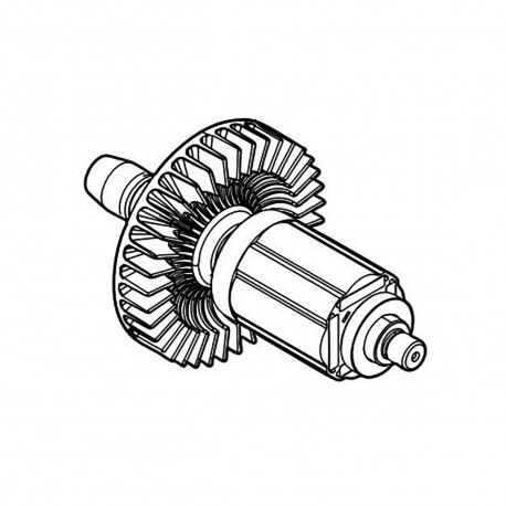 Якір акумуляторної сабельной пилки Makita JR001G оригінал 510447-5