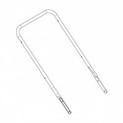 Нижня ручка DLM533 Makita оригінал 327491-3