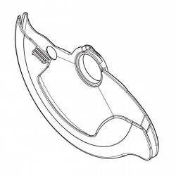 Нижній захисний кожух Makita оригінал 319861-0