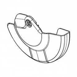 Защитный подвижной кожух LS002G Makita оригинал 412933-1