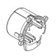 Makita оригинал 413J76-2 Корпус двигателя DUC357
