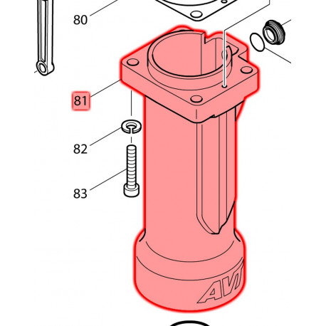 Циліндр Makita (Макита) оригінал 318354-4