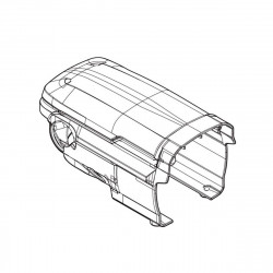 Верхний кожух DDA460 Makita (Макита) оригинал 458430-3