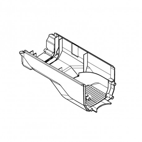 Makita оригінал 412886-4 Накладка корпусу В