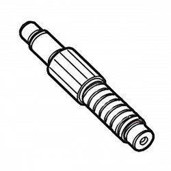 Вал HR1840 HR1841F Makita (Макита) оригинал 326892-2