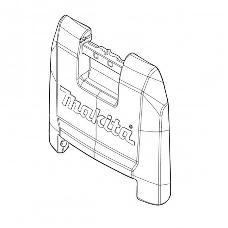 Відкидна кришка VC008G Makita оригінал 413E51-8