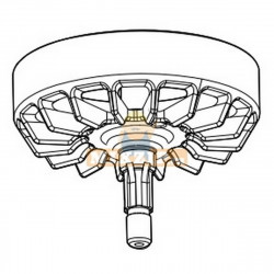 Ротор DUR364 Makita (Макита) оригинал 619360-5