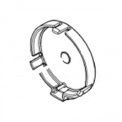 Кожух двигателя DFJ206 / 207/304/305/405/407 Makita (Макита) оригинал 457876-0