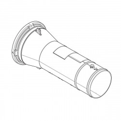 Круба направляющая потока Makita оригинал 413367-1