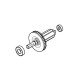 Якорь бесколлекторной пилы Makita SP001G оригинал 519698-7