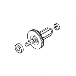 Якір безколекторної пилки Makita SP001G оригінал 519698-7