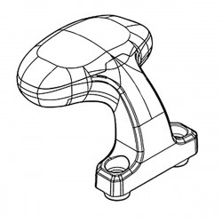Вспомогательная рукоятка Makita оригинал 413433-4