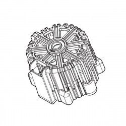 Корпус двигуна CE001G Makita оригінал 413C70-2