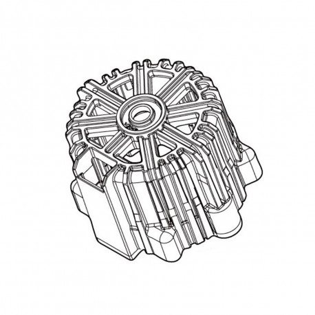 Корпус двигуна CE001G Makita оригінал 413C70-2
