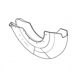 Подвижная защита B LS004G Makita оригинал 413825-7