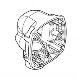 Корпус 141878-3 редуктора аккумуляторных ножниц по метталу Makita DJN161 оригинал