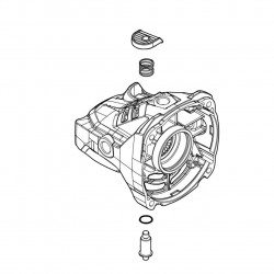 Корпус 136698-8 редуктора болгарки УШМ Makita GA9082 оригинал