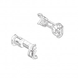 Корпус 183R26-6 в сборе аккумуляторного резака Makita DCO181Z оригинал