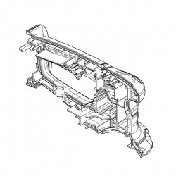 Корпус 183U53-1 в сборе аккумуляторных ножниц для травы Makita DUM604 оригинал
