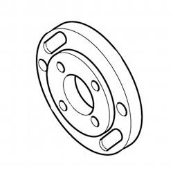 Фланец SC03252560 двигателя в сборе аккумуляторного дырокола Makita DPP200ZK оригинал